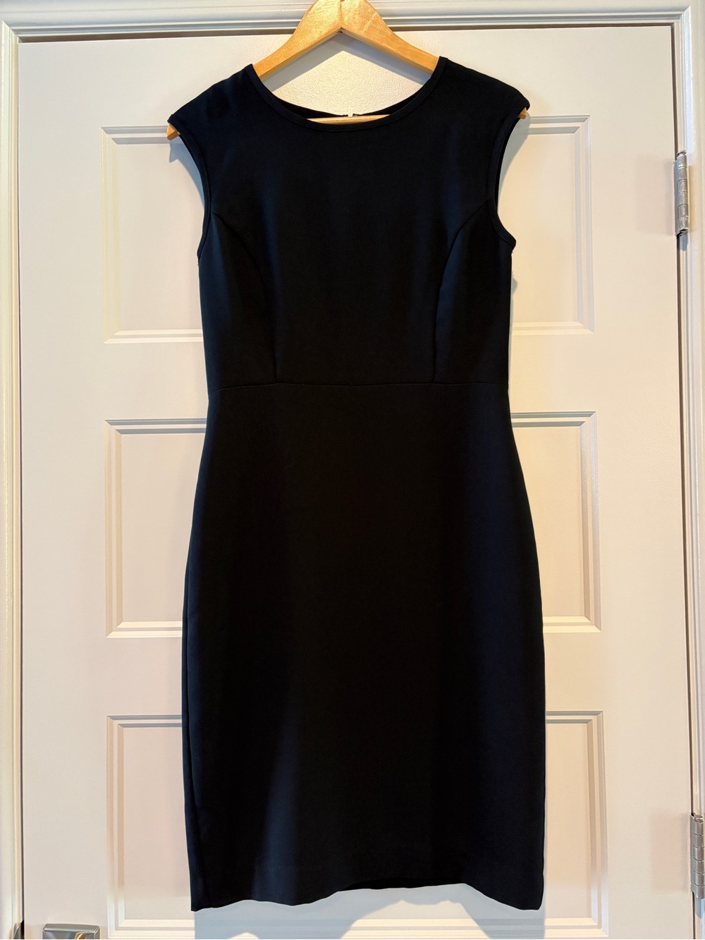 Banana Republic Black Midi Sheath Dress